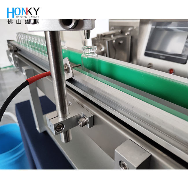 เครื่องบรรจุขวดขนาดเล็กแบบ Desktop Conveyor ด้วยความแม่นยําสูง สําหรับการบรรจุขวดชุดเล็ก