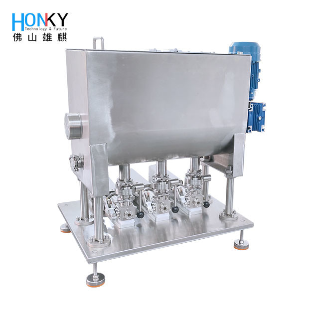 Multiple Heads Servo Motor Driven High Precision Piston Pump With Mix Hopper For High Viscosity Material Quantative Packing