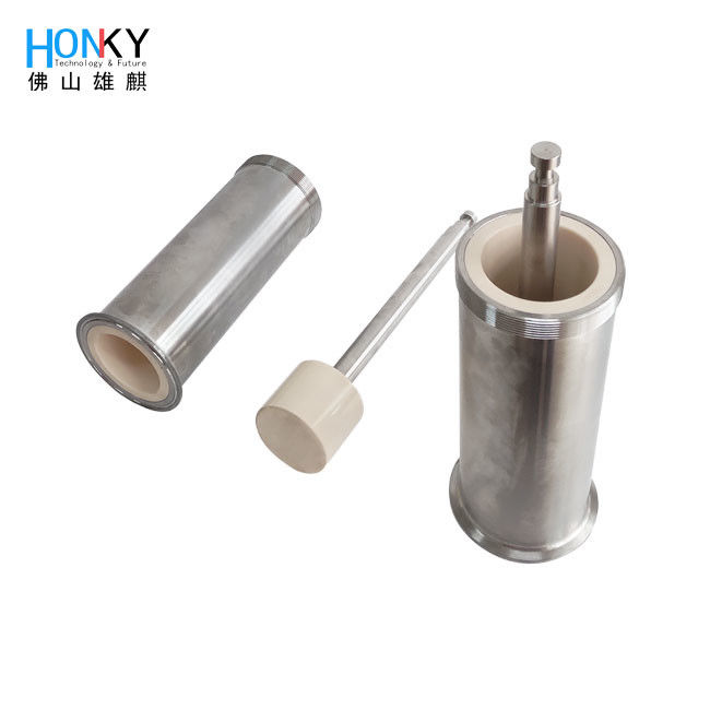 เครื่องเติมแป้งหลายหัวที่มีระยะการสูบ 5-50 กรัม ความแม่น ± 0.9% และวัสดุเซรามิก SS 316L สําหรับเหลว viscosity สูง