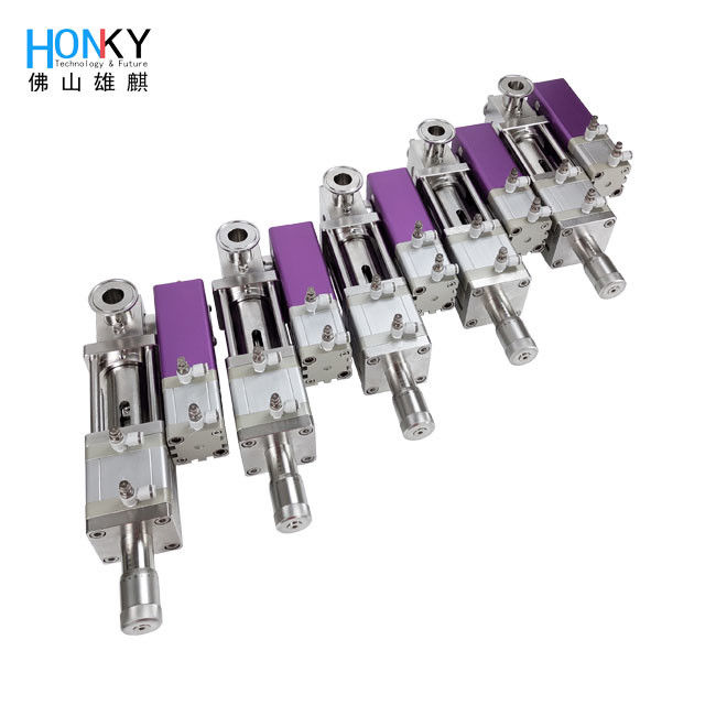 น้ําเหลวความแน่นสูง ปั๊มเติมเซรามิกแบบปนูเมติก ด้วยเซรามิกความบริสุทธิ์สูงและความแม่นยํา ± 0.5% สําหรับการปรับปรุงเครื่องบรรจุ