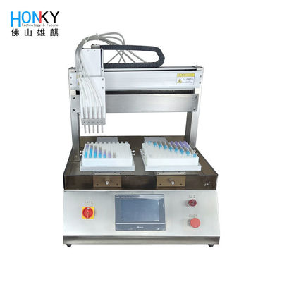 เครื่องบรรจุน้ำมันหอมระเหยแบบตั้งโต๊ะพร้อมปั๊มความแม่นยำสูง 12500BPH