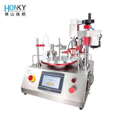 Desktop 2000 BPH Vial Liquid Filling And Capping Machine สำหรับรีเอเจนต์