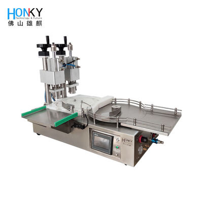 Vial Bottle เครื่องปิดฝาอัตโนมัติ 22mm Daimeter 60 Bottler Per Minute
