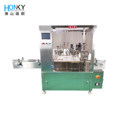 เครื่องเต็มอัตโนมัติ 30 มิลลิลิตร น้ํามันอัตโนมัติ Monoblock Liquid Filling And Capping Machine พร้อมปั๊มสลักเซรามิกสําหรับการเต็มของเหลว