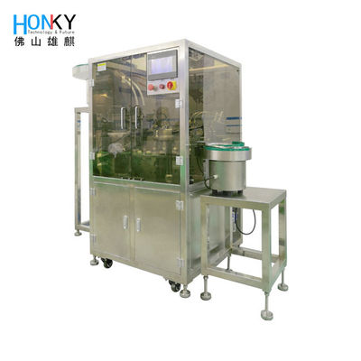 เครื่องบรรจุหลอดบรรจุหลอดพลาสติก 60 ชิ้นต่อนาที