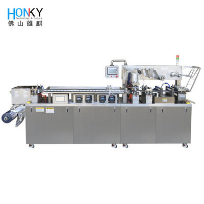เครื่องบรรจุพุพอง Thermoforming อัตโนมัติสำหรับแยมช็อกโกแลตซอสมะเขือเทศเหลวน้ำผึ้งผึ้ง
