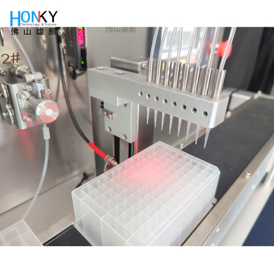Clean Bench PCR Tube Strip Bio Reagent เครื่องบรรจุเดสก์ท็อปสำหรับ Line Type 96 Deep Well Plate